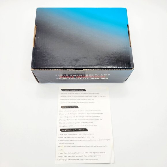 Mini Game Anniversary Edition Entertainment System 500 Built in Games - Picture 7 of 8